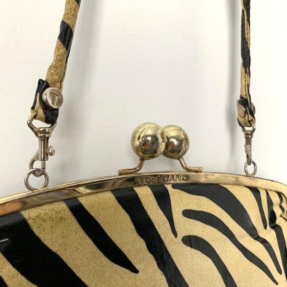 Vintage Zebra Pattern Handbag/Purse - Picture 4 of 9